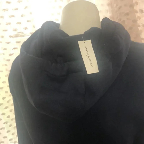 Banana Republic Logo Hoodie Sweatshirt - Picture 5 of 10